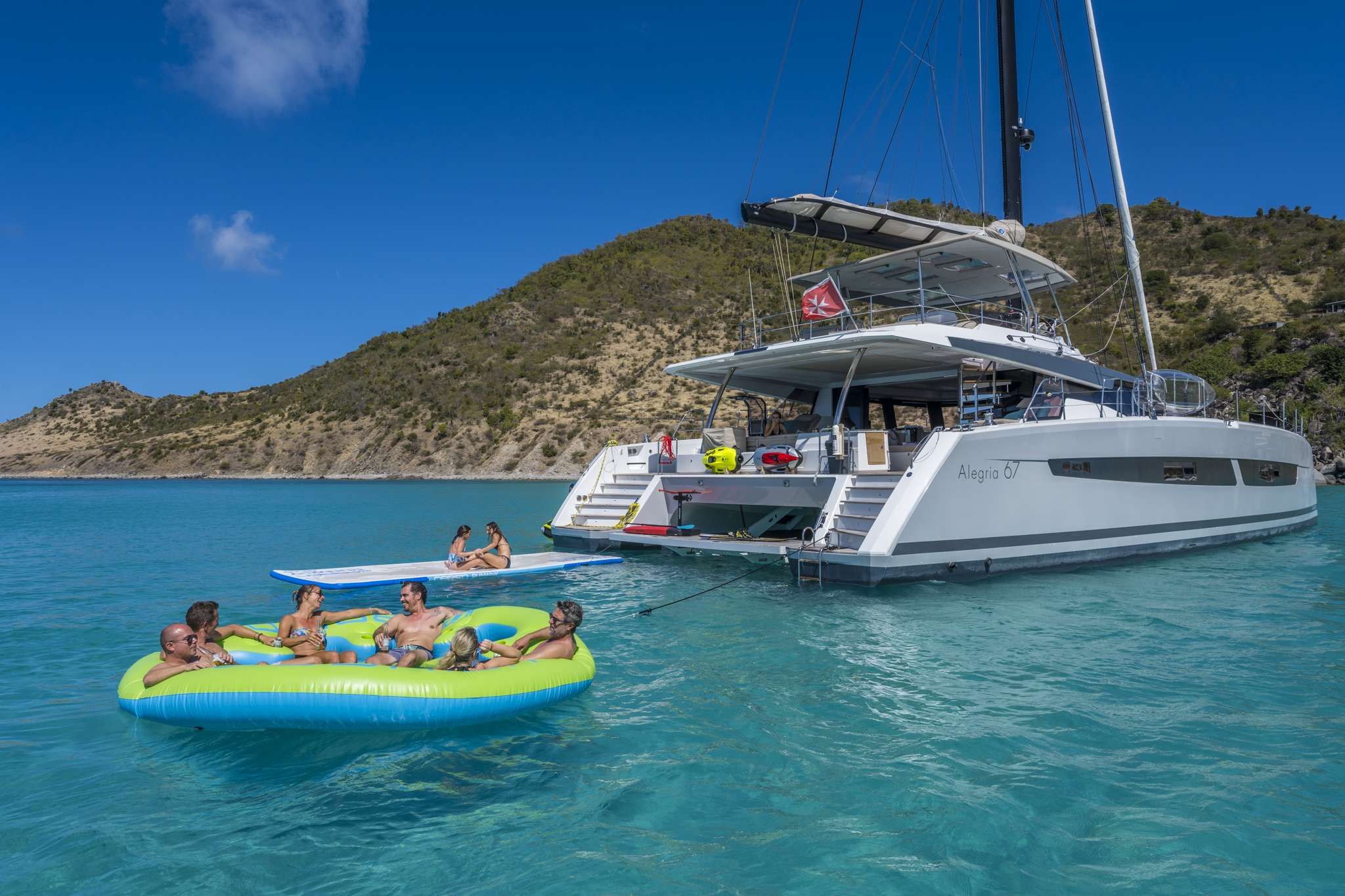 Aft Deck with Water toys