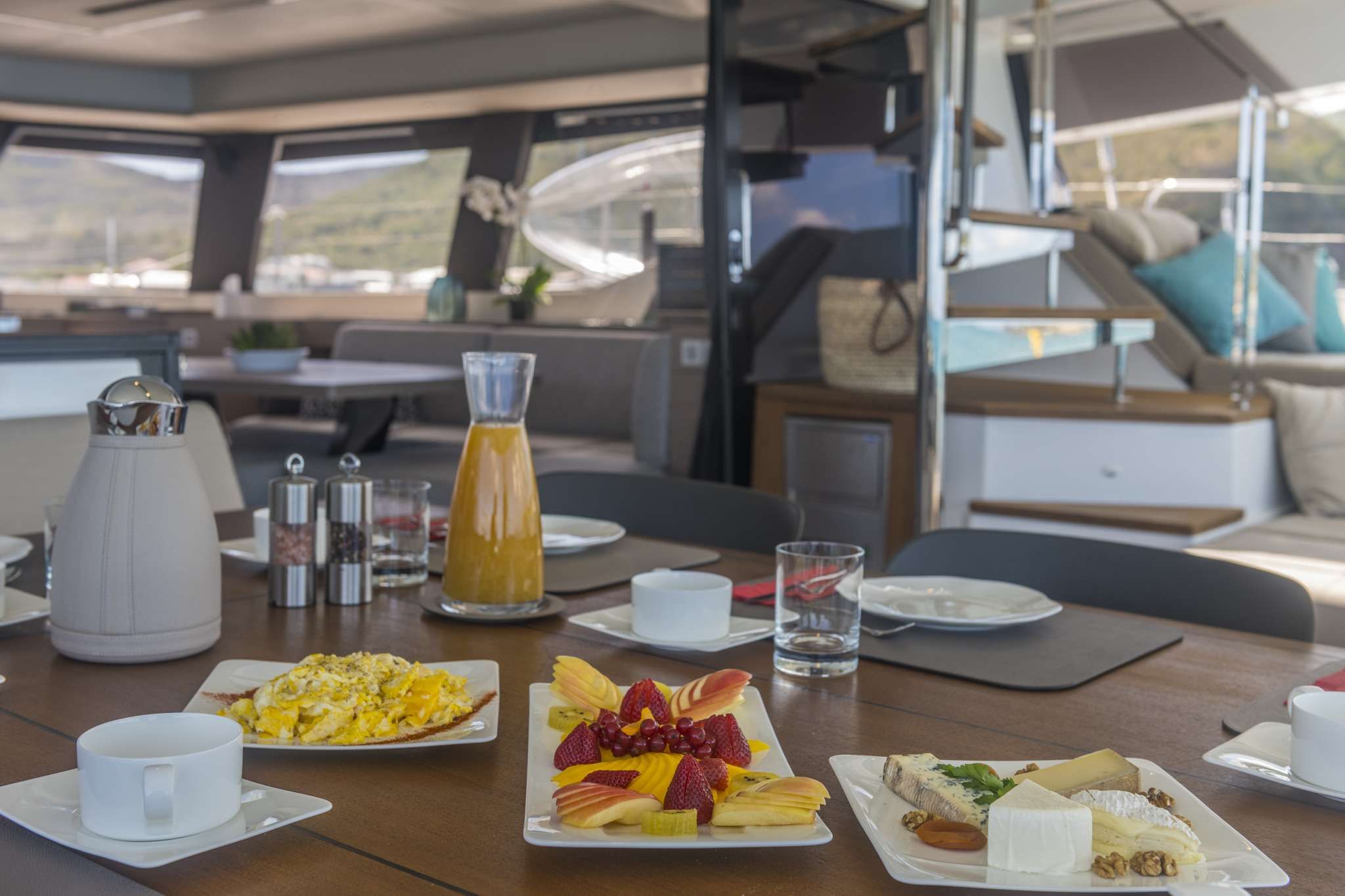 Lifestyle - Breakfast on Aft Deck