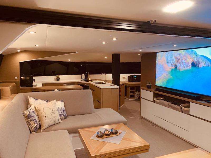 saloon: contemporary design throughout with generous living areas.