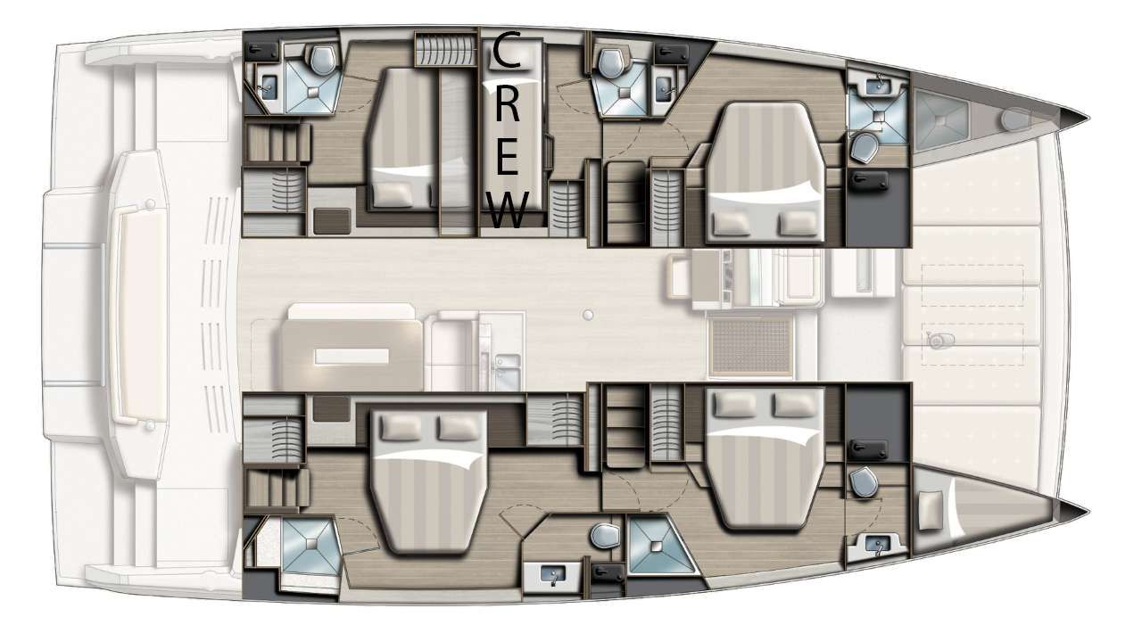 Yacht layout