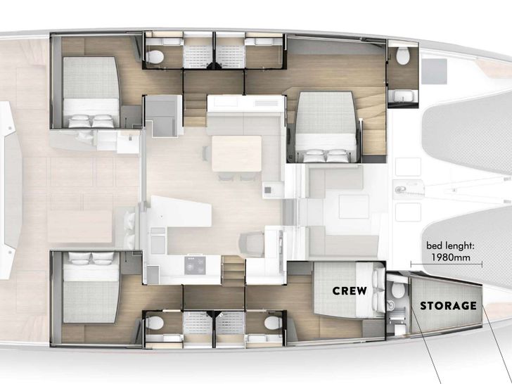 Crewed Catamaran WILD ROSE - Privilege Signature 580 - St. Thomas - St ...