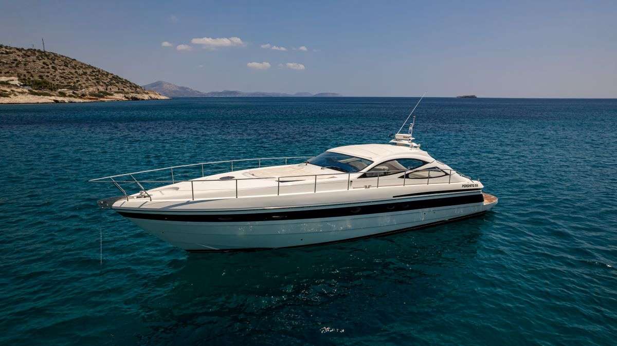 Crewed Motor Yacht MIRA - Pershing 55 - 2 Cabins - Athens - Santorini ...