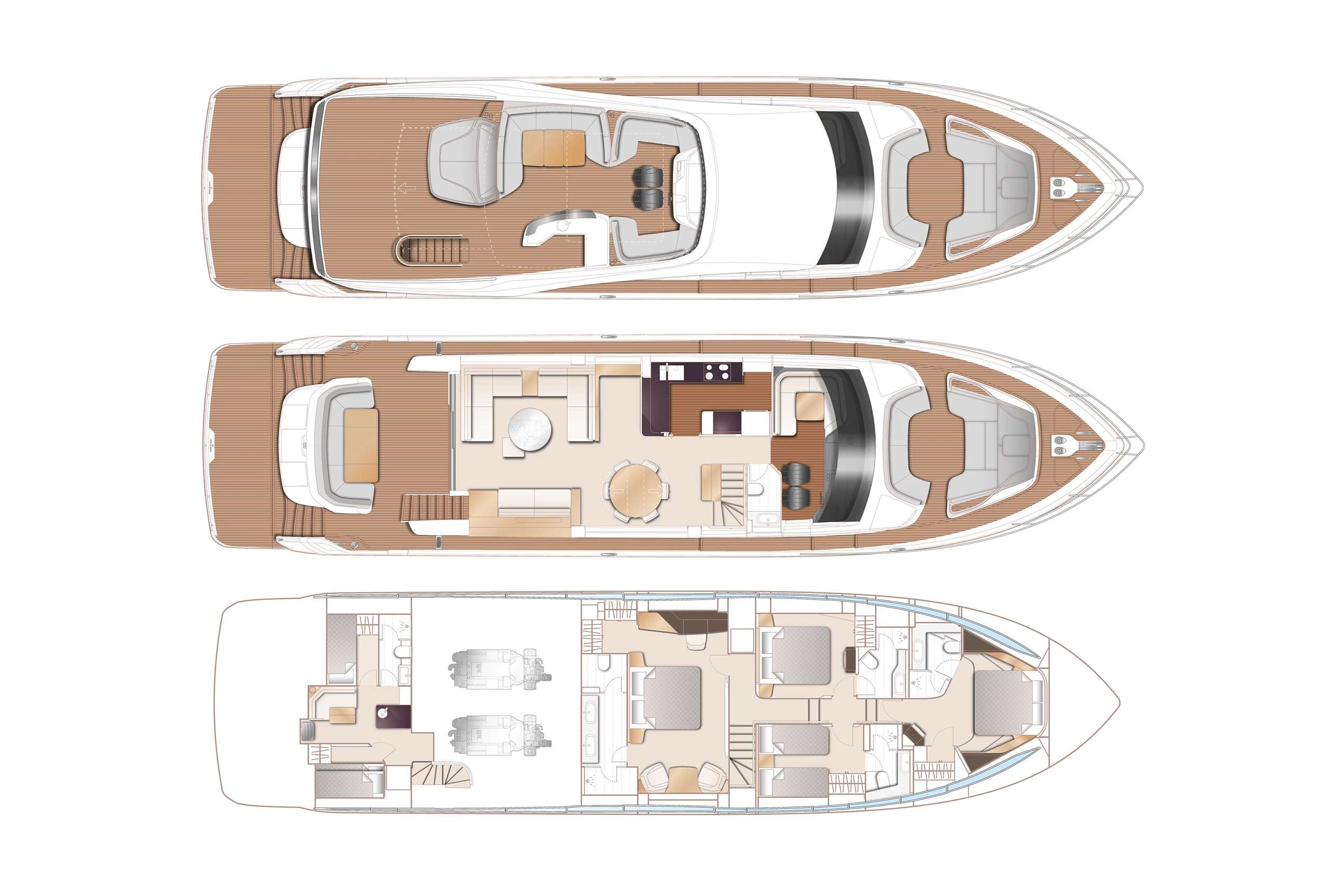 Luxury Crewed Motor Yacht VISTA - Princess Y85 - 4 Cabins - Athens ...