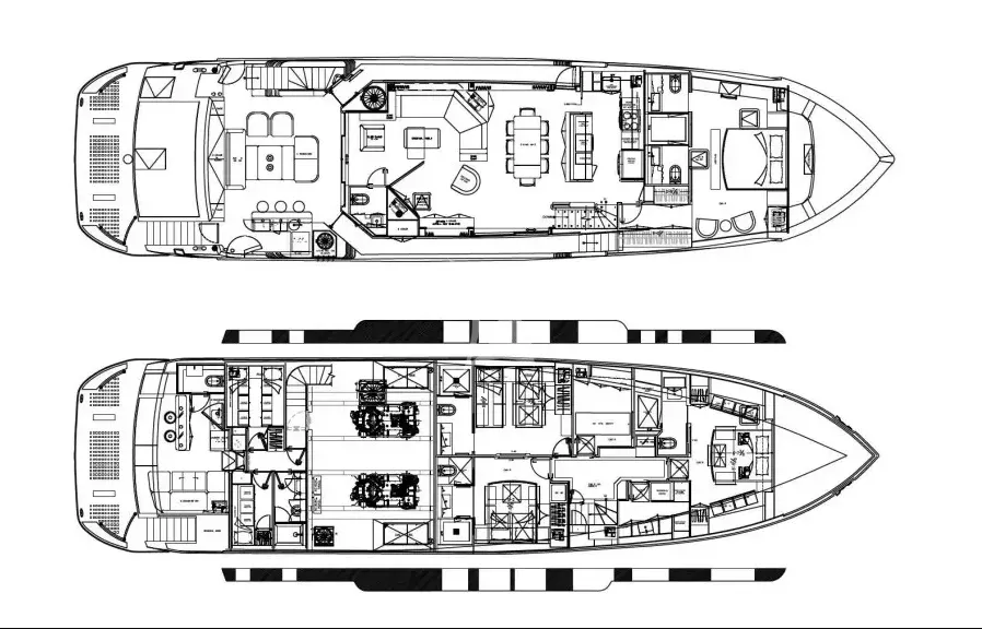 Luxury Crewed Motor Yacht DAY ONE - Hargrave Compass C92 - 4 Cabins ...