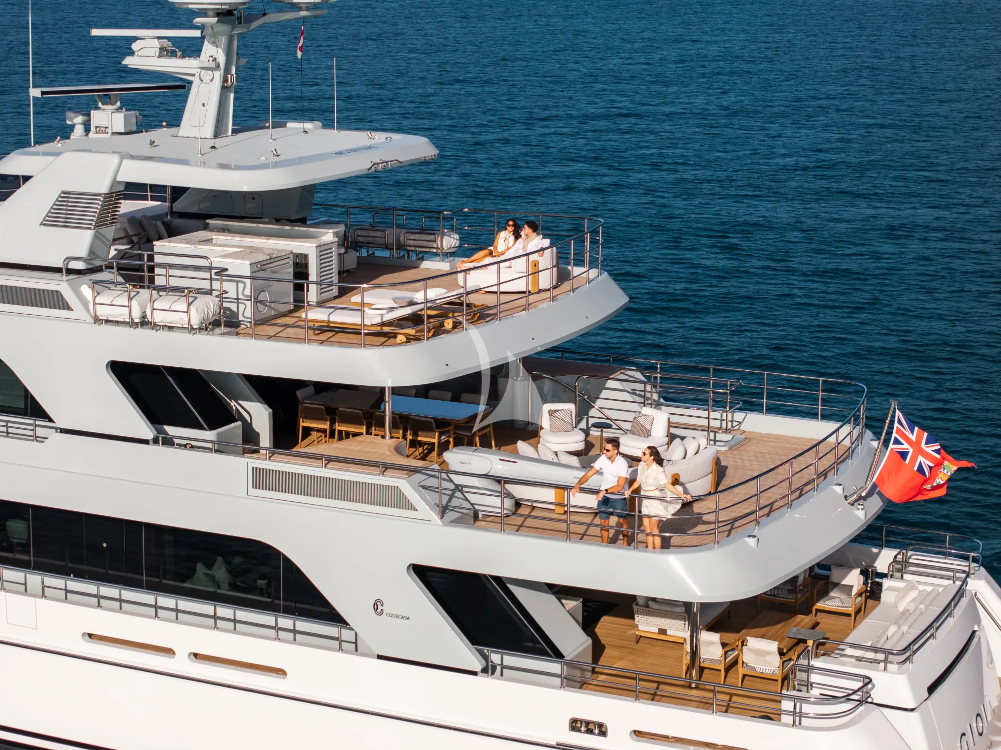 Luxury Crewed Motor Yacht GIOIA - Codecasa Vintage 43m - 5 Cabins ...