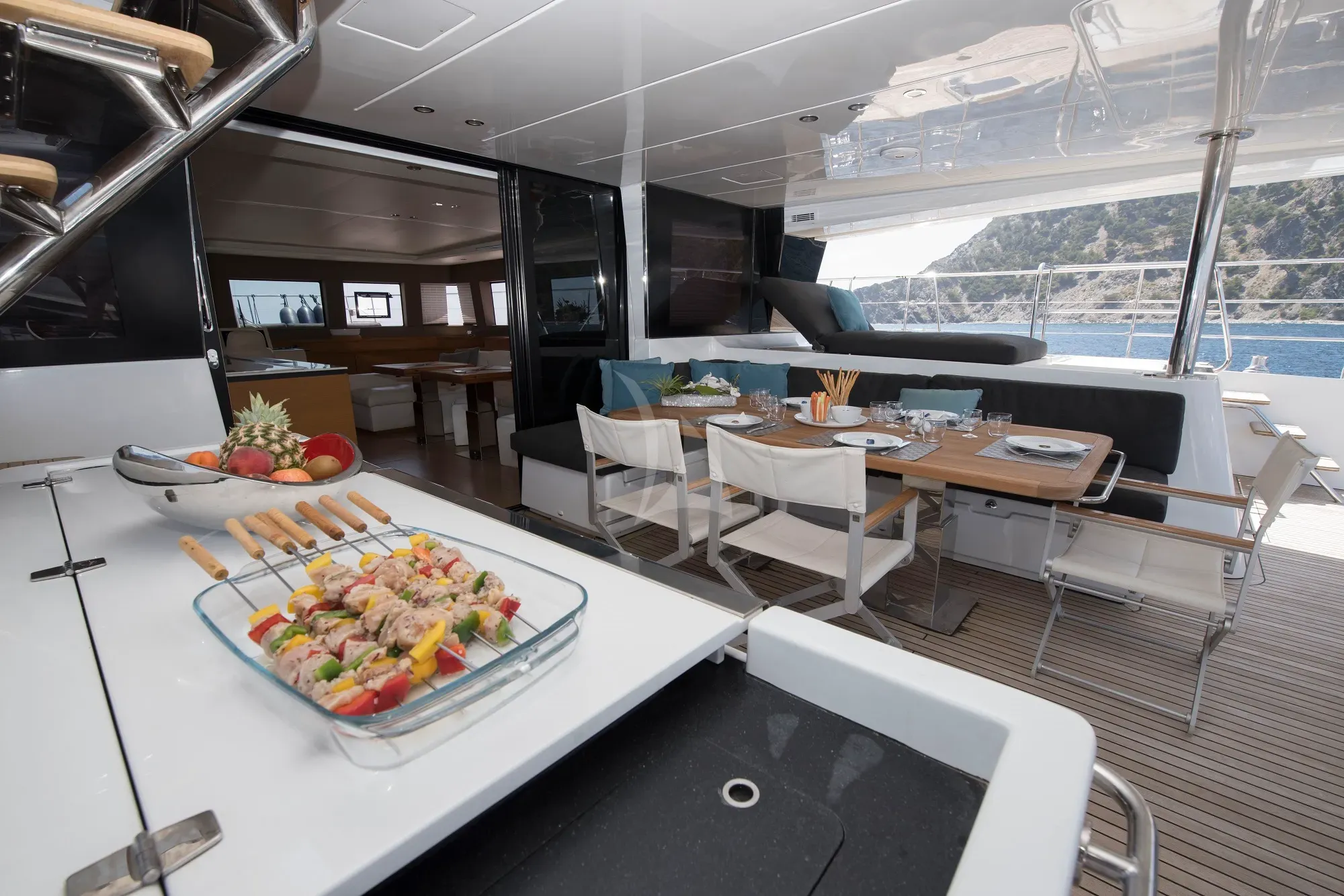 Crewed Power Catamaran LA FREGATE - Lagoon 630 - 4 Cabins - Split ...