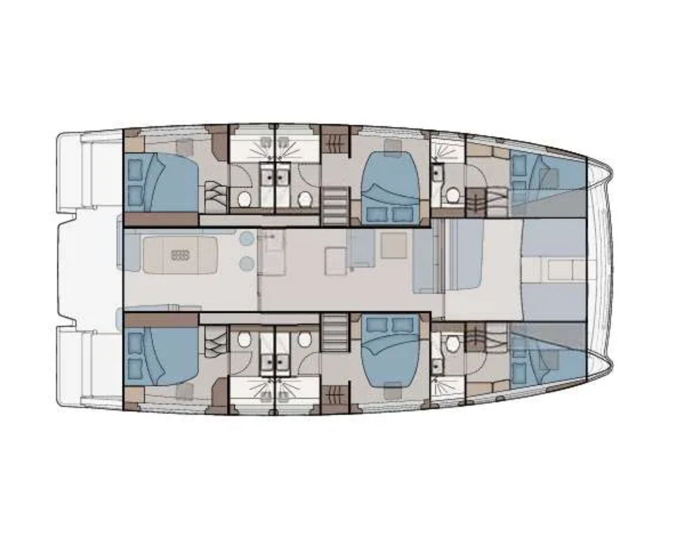 Luxury Crewed Catamaran OCEAN KITTY - Aquila 50 - 5 Cabins - St Thomas ...