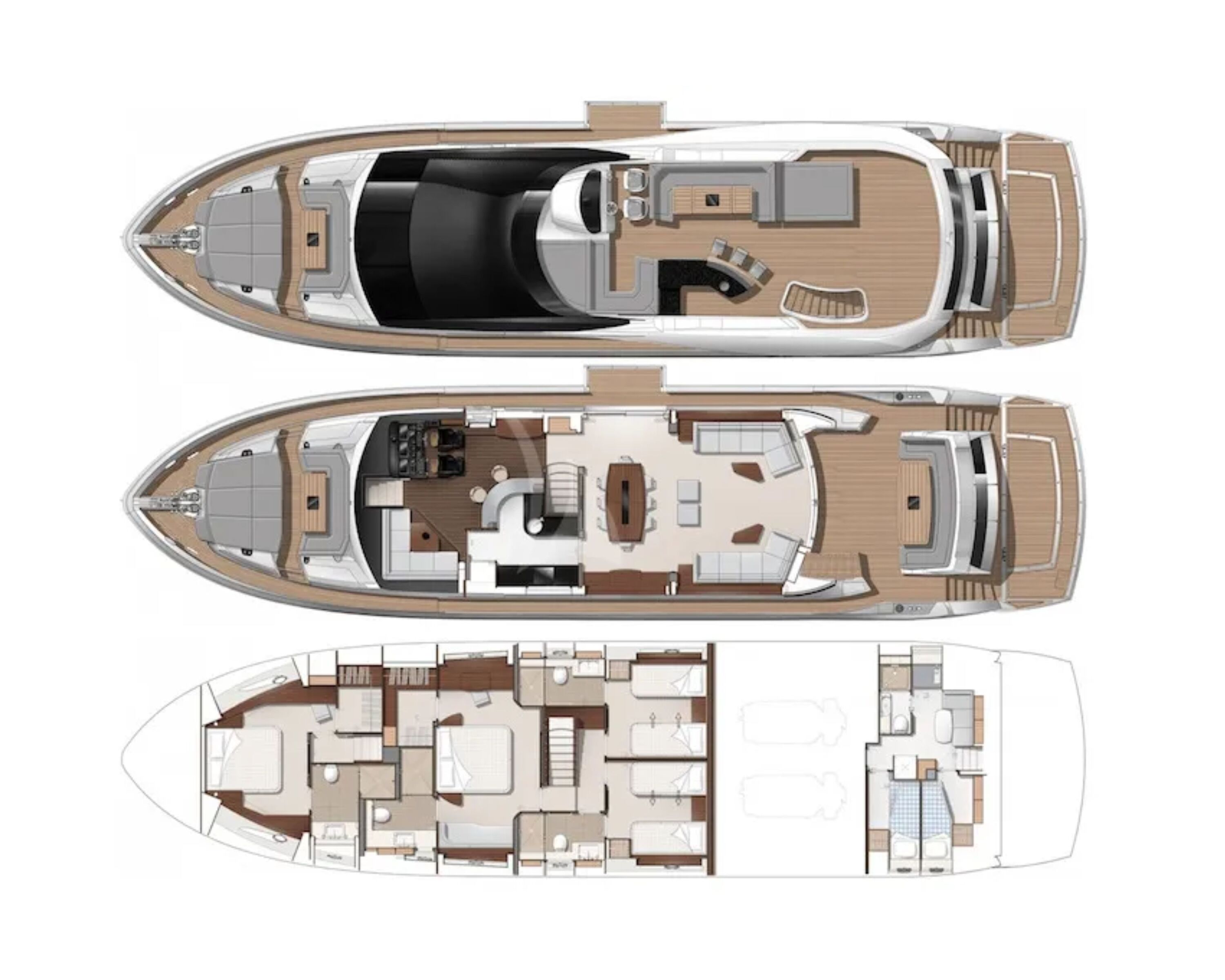 Luxury Crewed Motor Yacht SYNERGY - Sunseeker 86 - 4 Cabins - Tortola ...