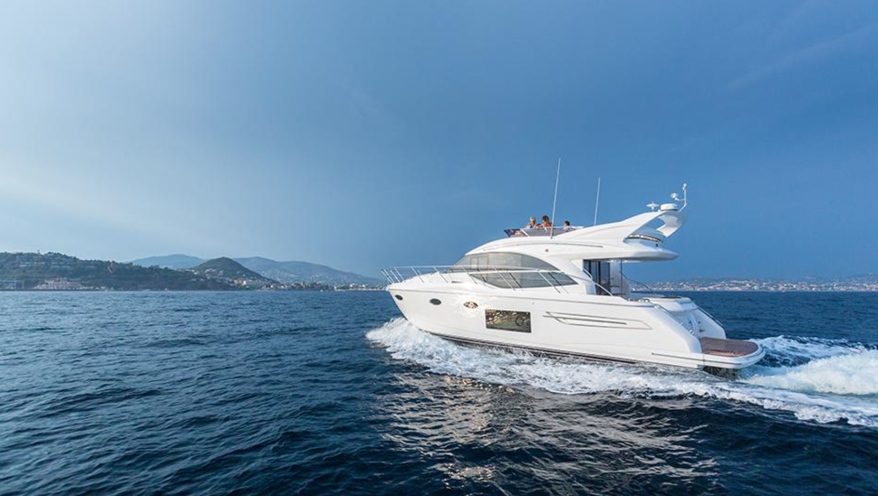 Crewed Motor Yacht Princess 49 Fly - French Riviera Day Charter Yacht ...
