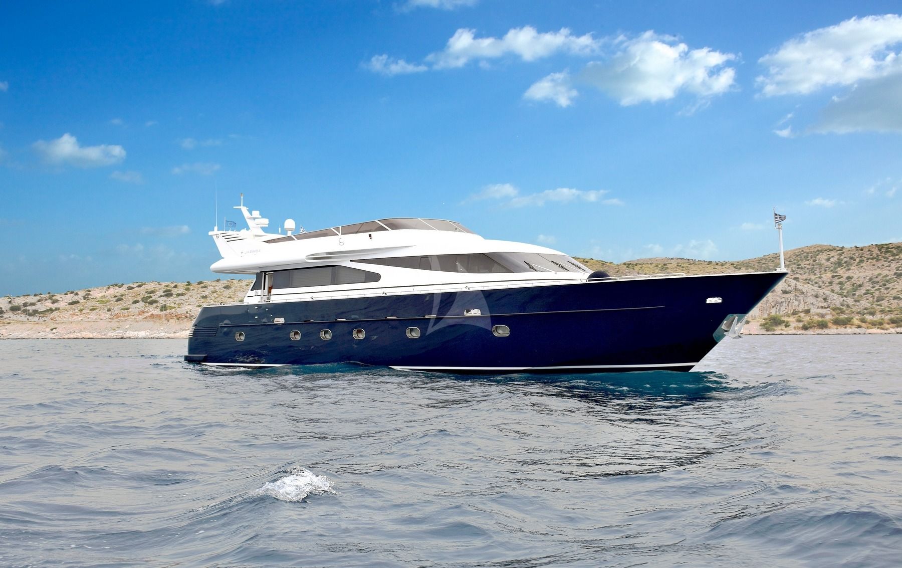 Luxury Crewed Motor Yacht ZOI Admiral 26m 4 Cabins Athens