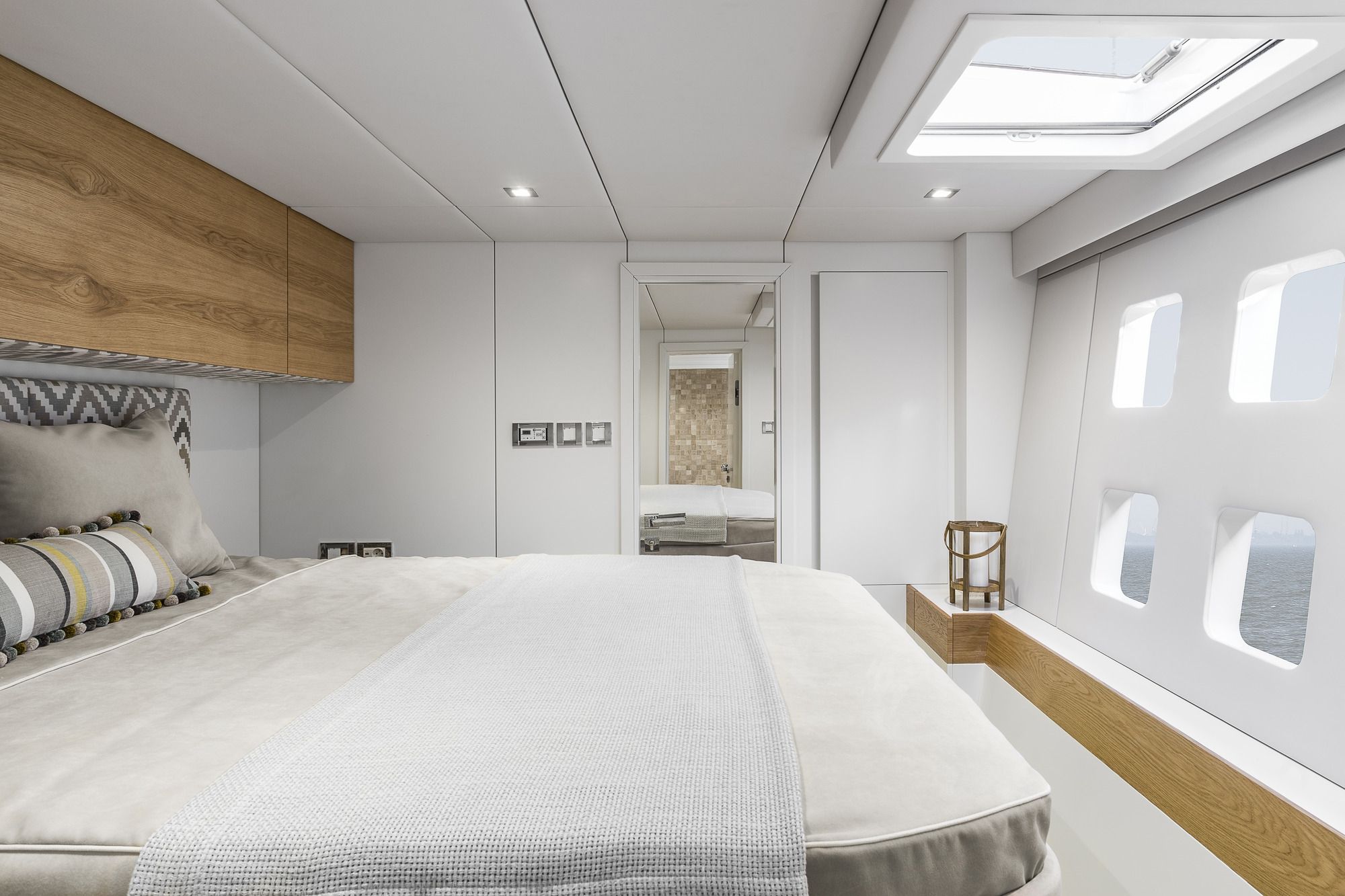 ADEA Sunreef 60 Luxury Catamaran Master Cabin