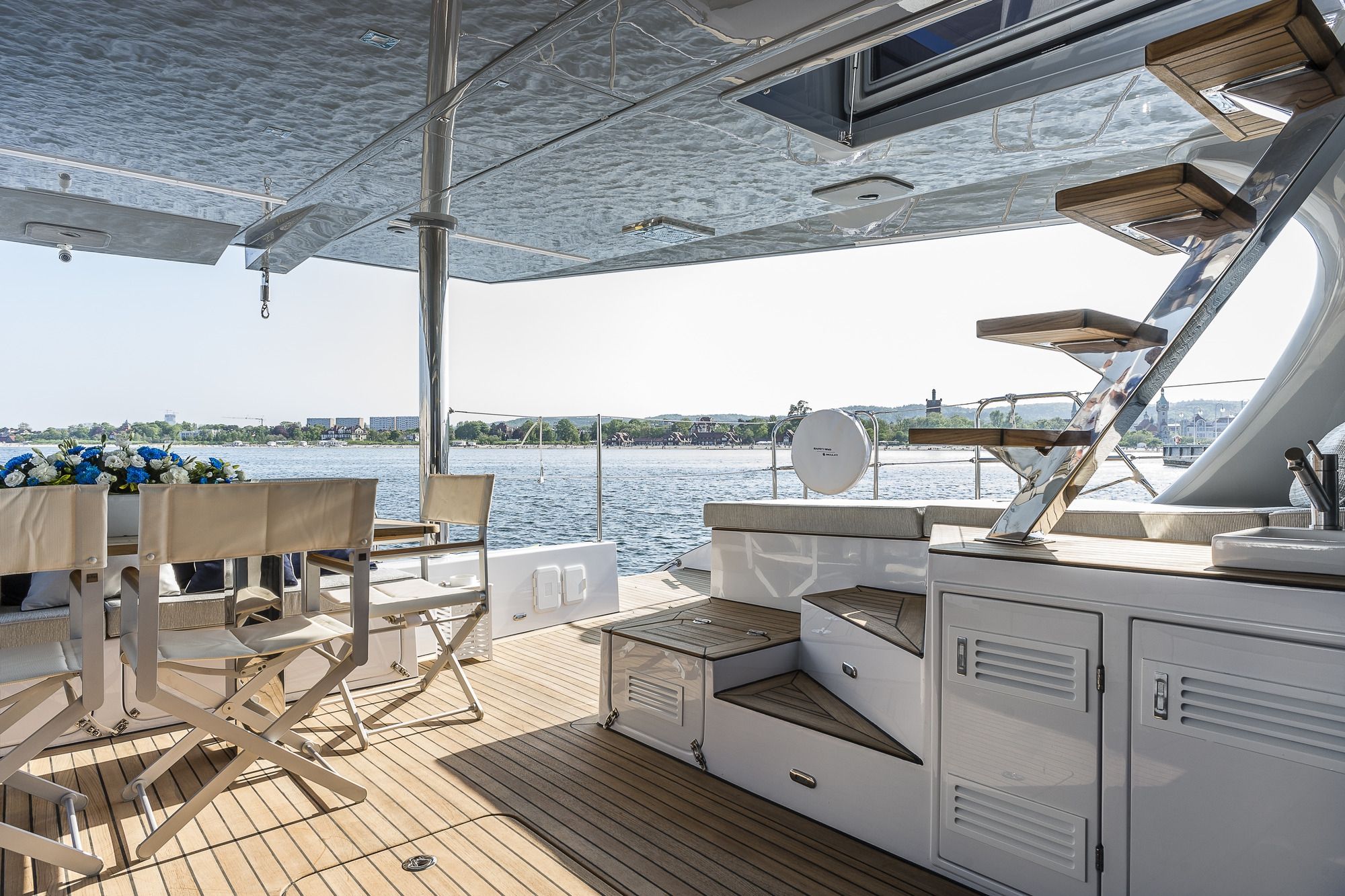 ADEA Sunreef 60 Luxury Catamaran Aft Deck