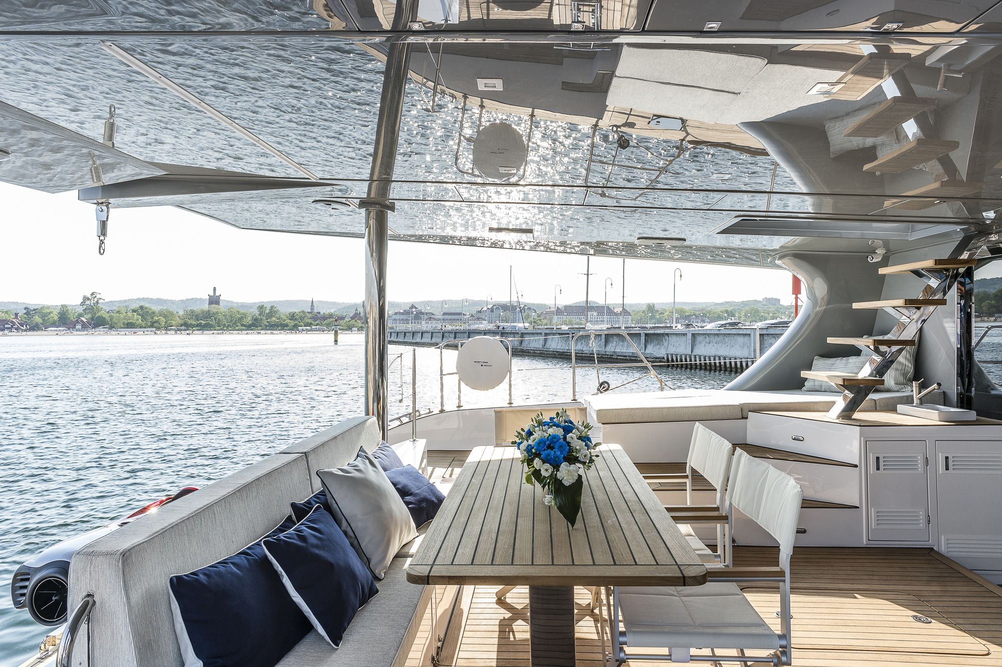 ADEA Sunreef 60 Luxury Catamaran Al Fresco Dining