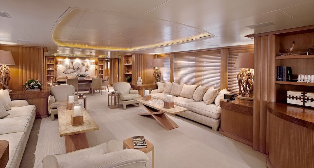 Alexandra Superyacht Greece Charter Saloon