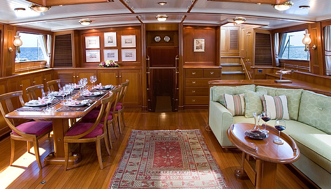 Boatbookings AXIA Sailing Yacht Saloon