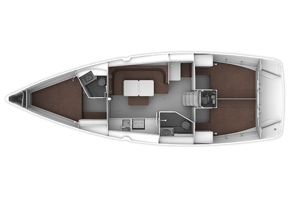 Bavaria 41 Cruiser Layout