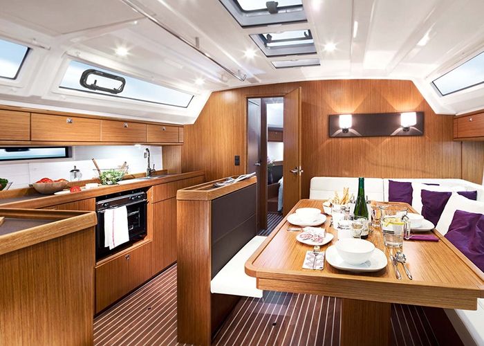 Bavaria 46 - Galley and Salon