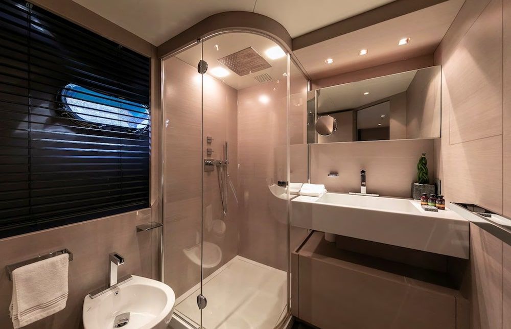 Admiral 42m Motor yacht BILLA Master Bath