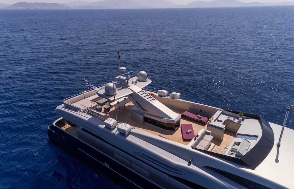 Admiral 42m Motor yacht BILLA Flybridge