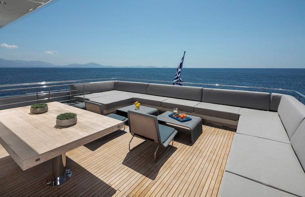 Admiral 42m Motor yacht BILLA Sun Deck