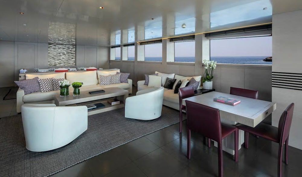 Admiral 42m Motor yacht BILLA Saloon