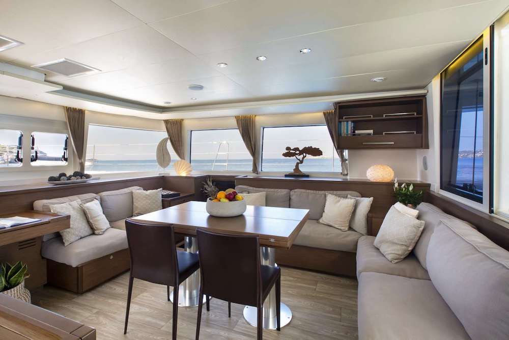 Crewed Catamaran BOOM Saloon