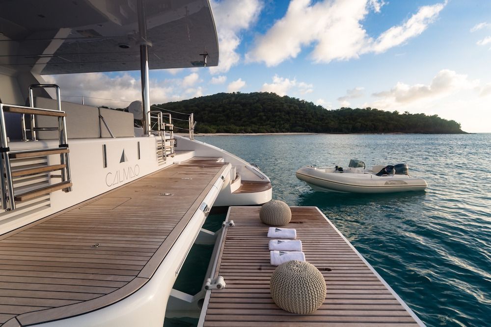 Calmao Sunreef 74 Swim Platform