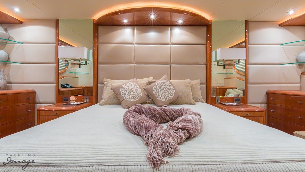 Miami Day Charter Yacht CHIP Lazzara 84 Main Cabin