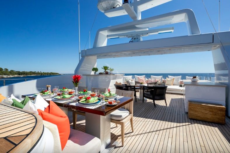 Clicia - 42m Baglietto - Luxury Motor Yacht - Sun deck