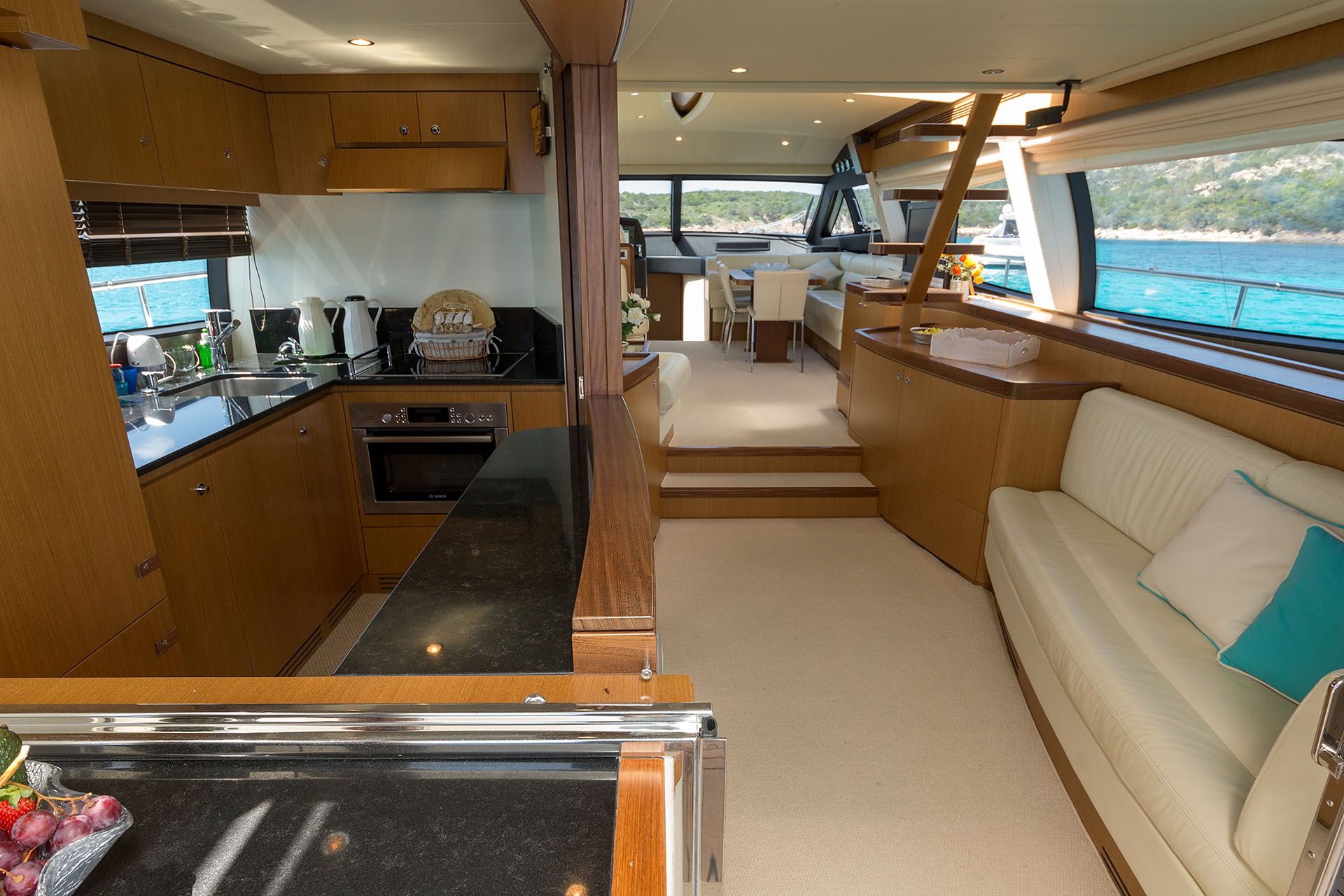 D`ARTAGNAN Ferretti 630 Luxury Motoryacht Saloon