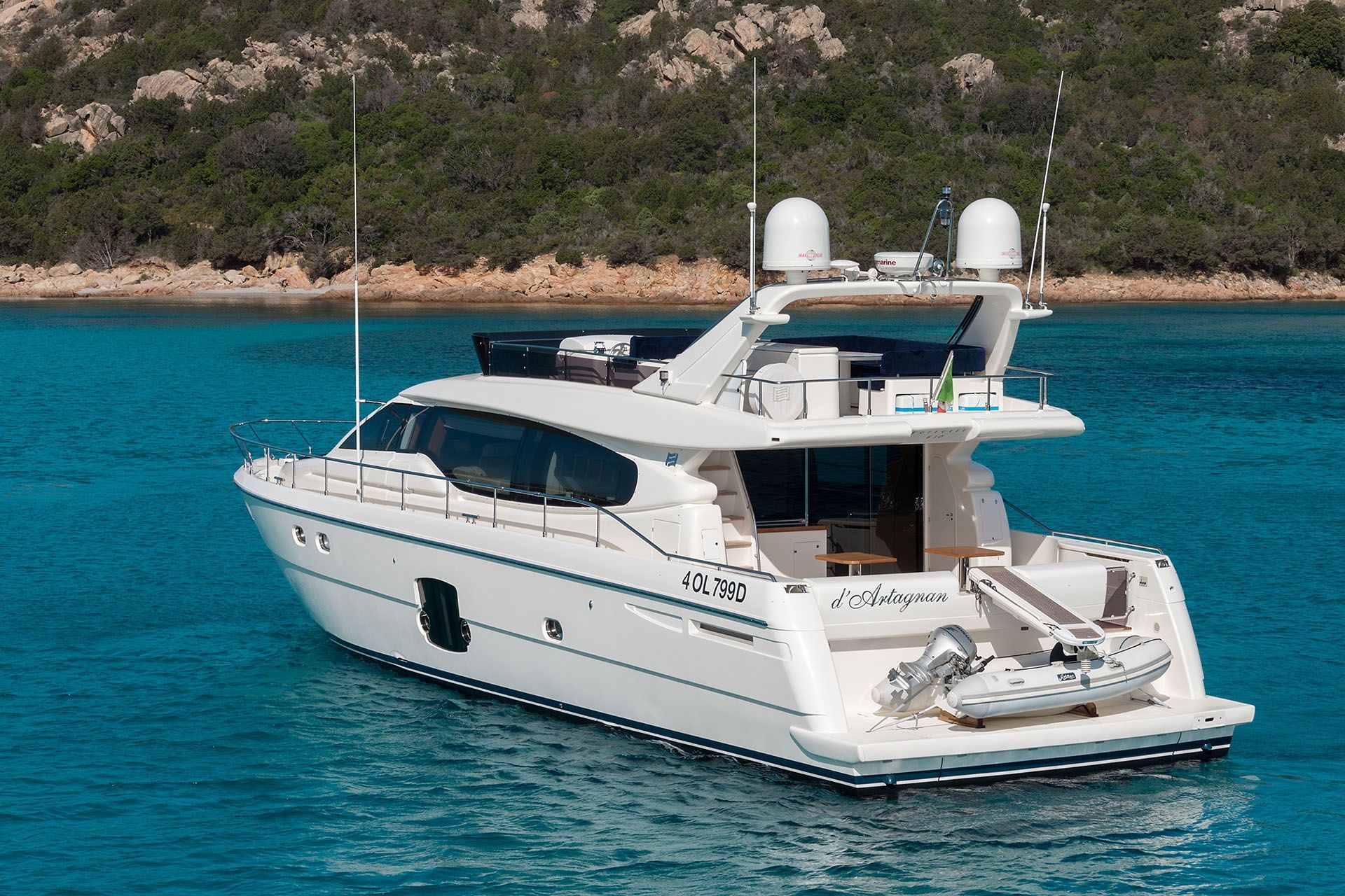 D`ARTAGNAN Ferretti 630 Luxury Motoryacht Anchored