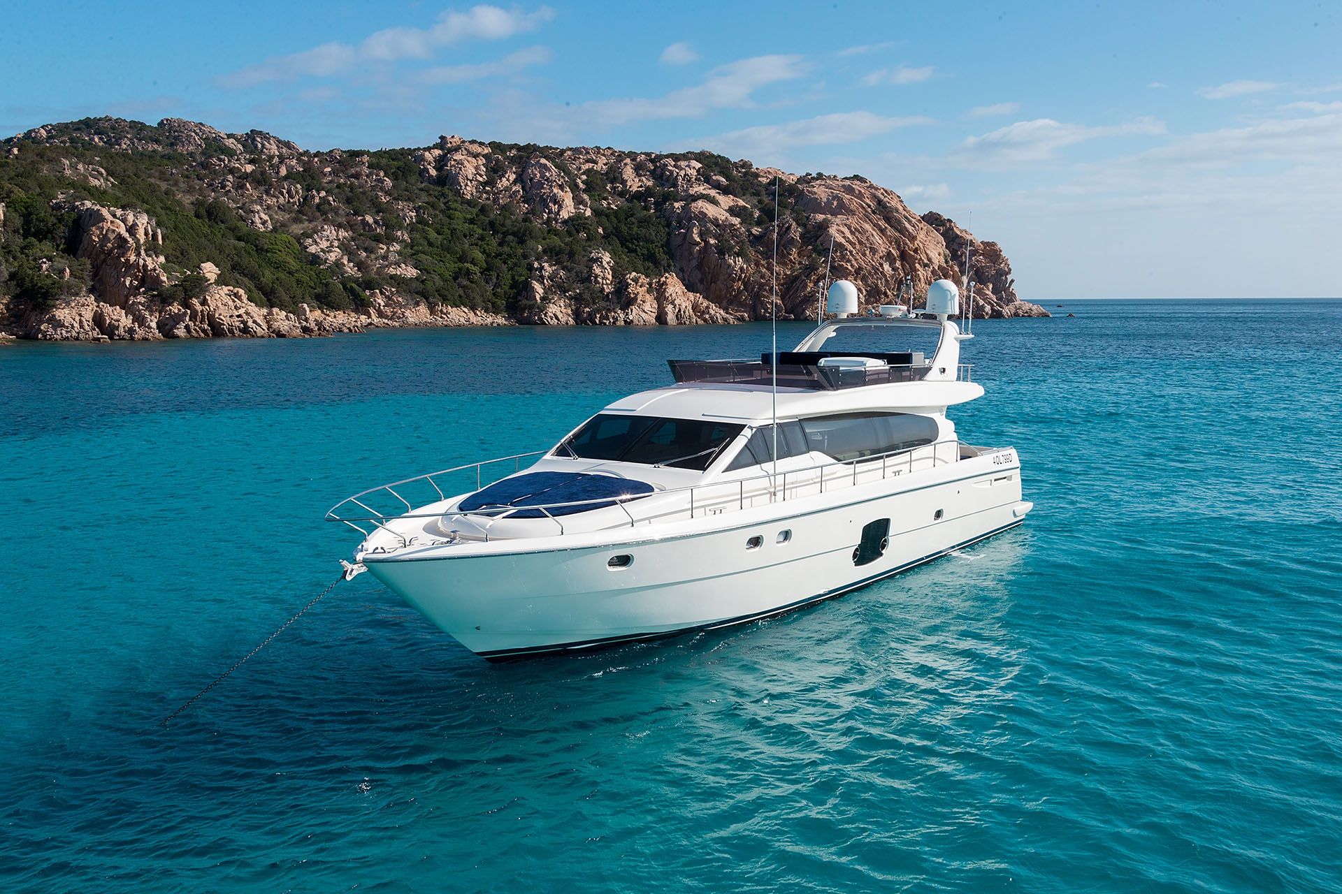 D`ARTAGNAN Ferretti 630 Luxury Motoryacht Anchored