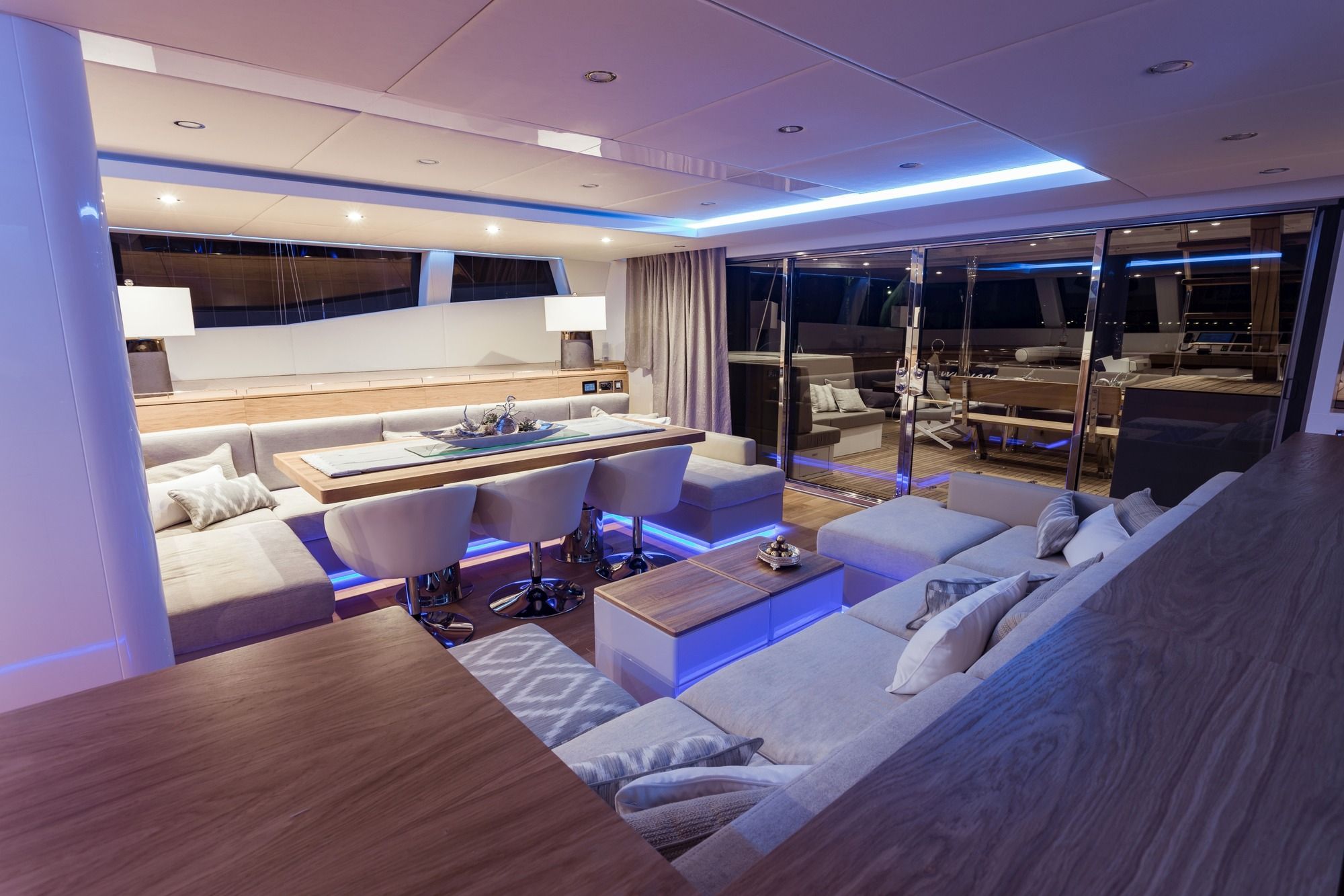 DIANA Sunreef 74 Luxury Catamaran Saloon