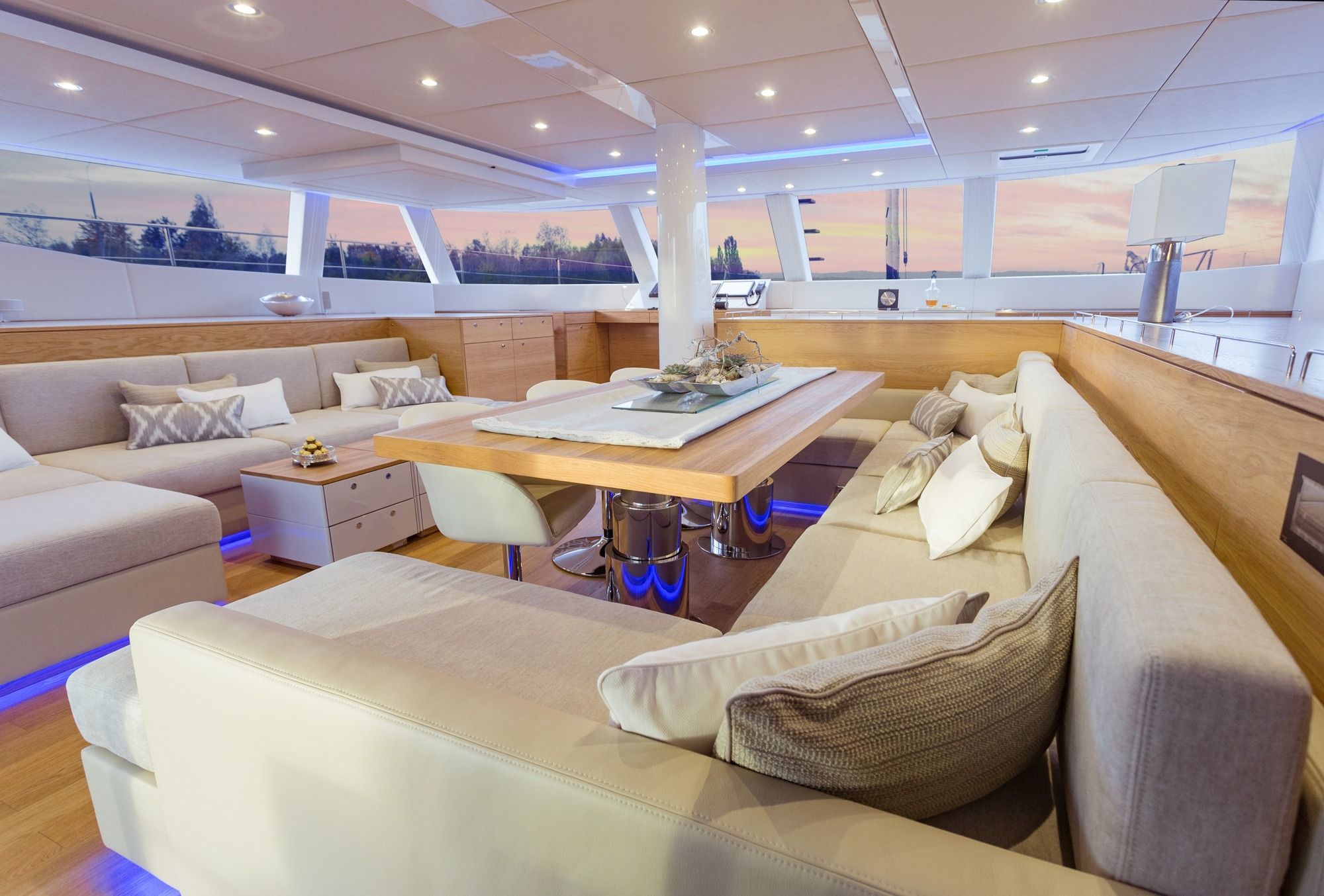 DIANA Sunreef 74 Luxury Catamaran Saloon