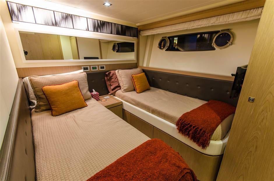 Miami Day Charter Yacht DR NO Ferretti 75 Twin Cabin