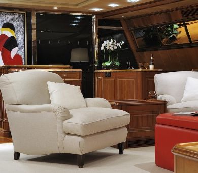 DRUMBEAT Alloy 53m Luxury Sailing Yacht Salon