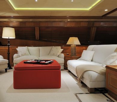 DRUMBEAT Alloy 53m Luxury Sailing Yacht Salon