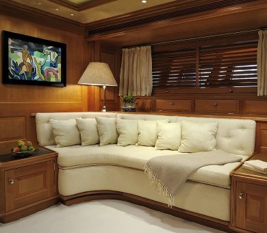 DRUMBEAT Alloy 53m Luxury Sailing Yacht Master Cabin Seating
