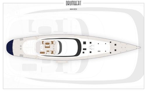 DRUMBEAT Alloy 53m Luxury Sailing Yacht