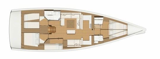Dufour 520 Layout