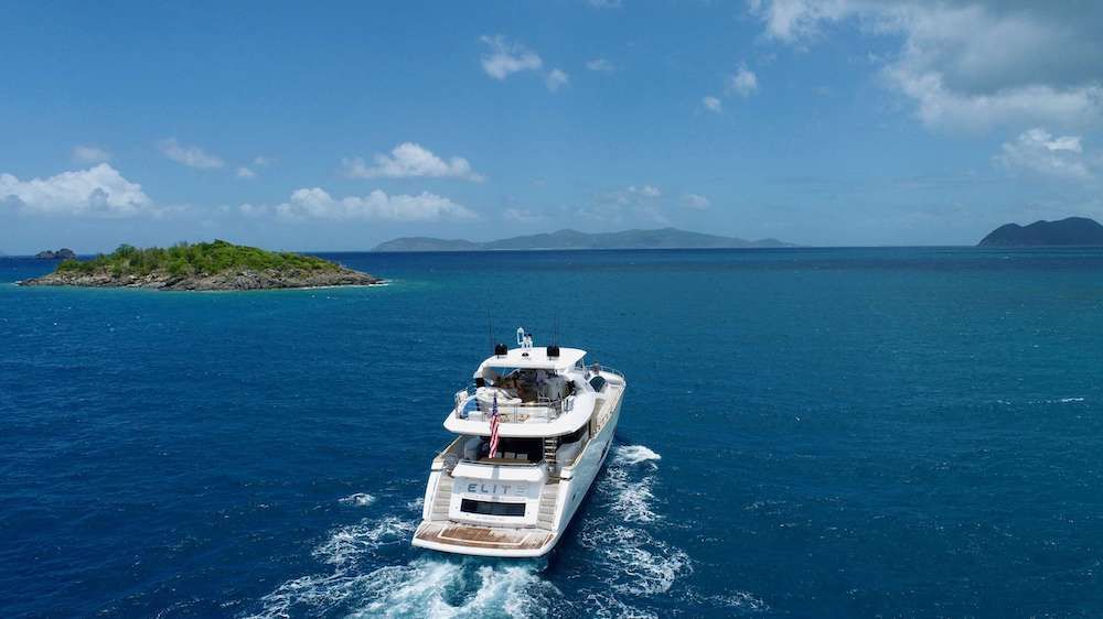 ELITE Sunseeker 92 Cruising Virgin Islands