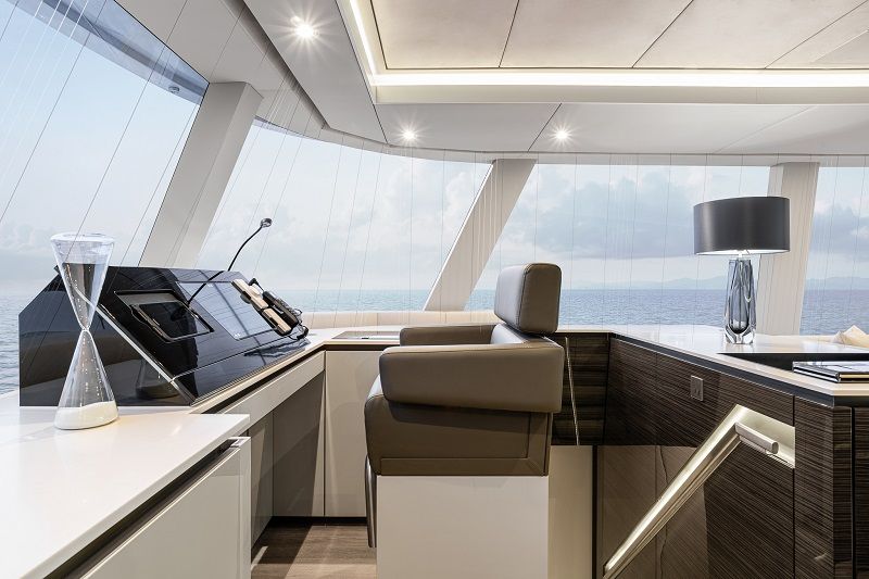 saloon helm station