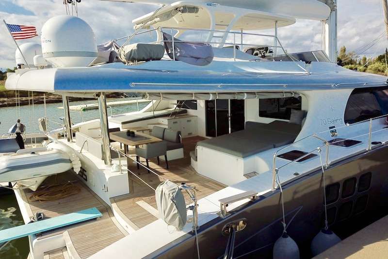 Excess Sunreef 70 Rear