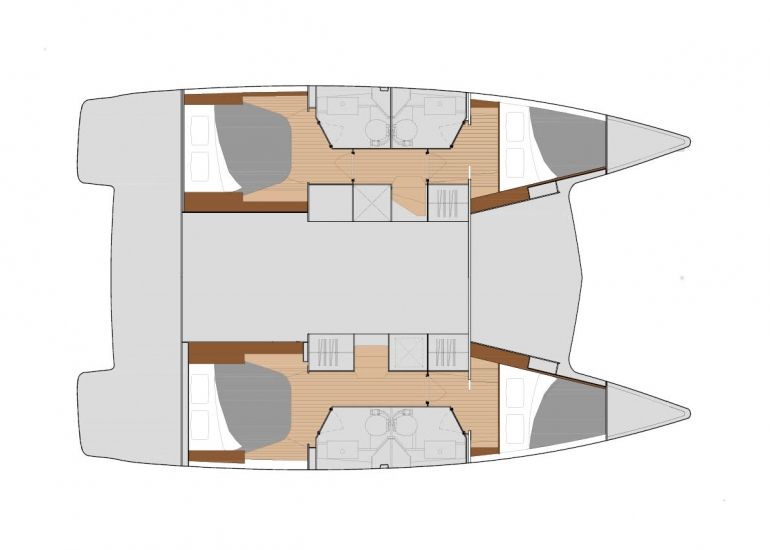 Fountaine Pajot Lucia 40 Layout