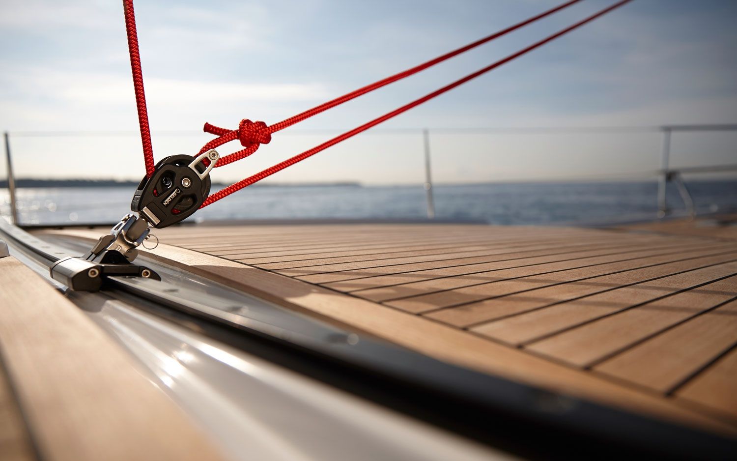 Hanse 455 traveling rigging