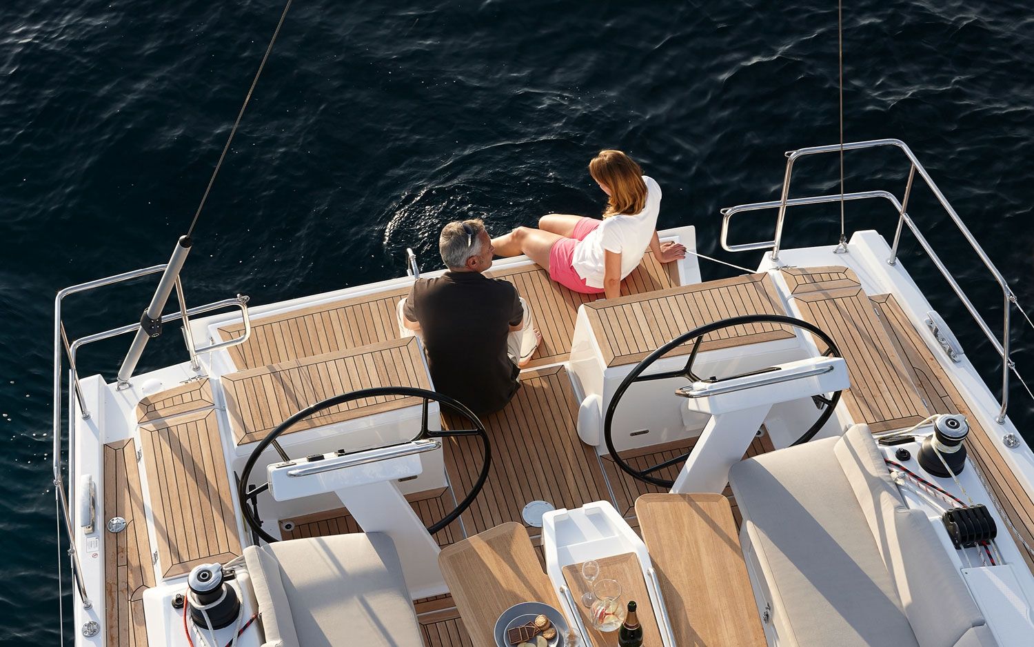 Hanse 455 aft