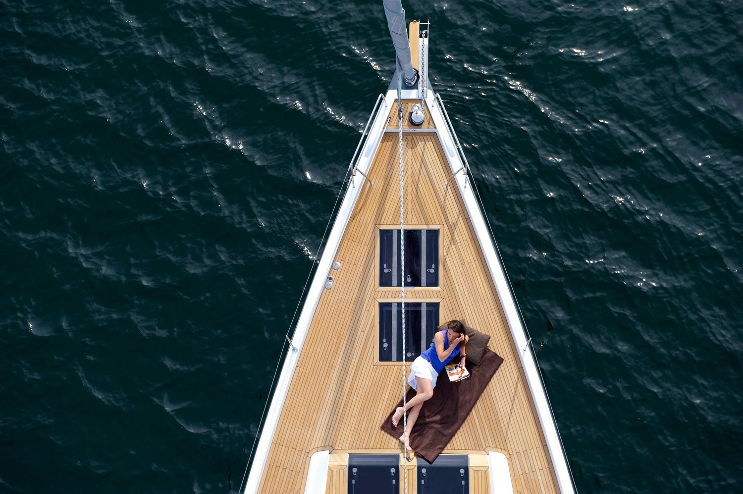 Hanse 575 Aerial View