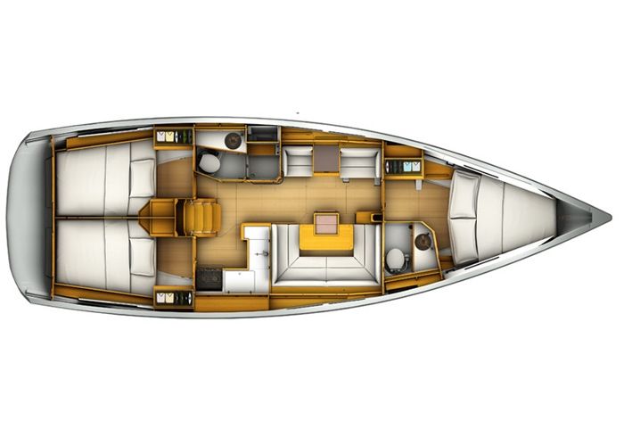 Jeanneau Sun Odyssey 409 - Layout