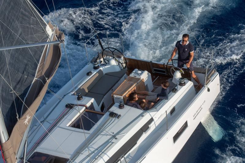 Jeanneau Sun Odyssey 410 From Above