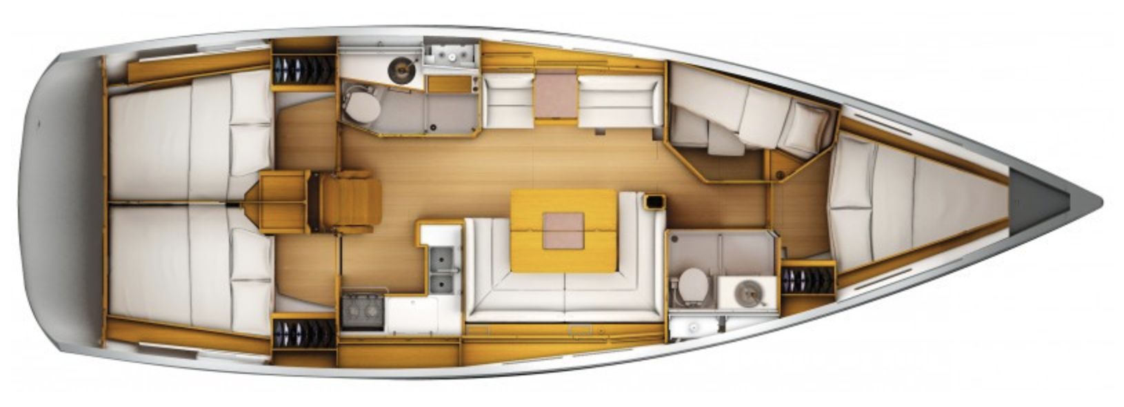 Jeanneau Sun Odyssey 449 Layout